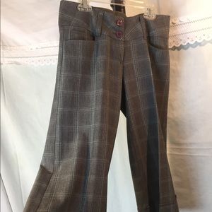 Dark grey cropped chino pants